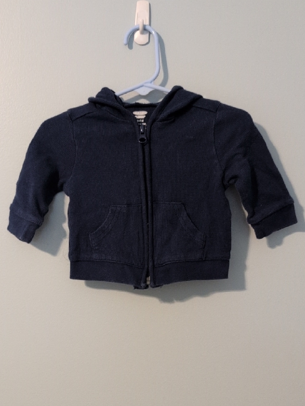 Old Navy Navy Zip Front Hoodie for Kids